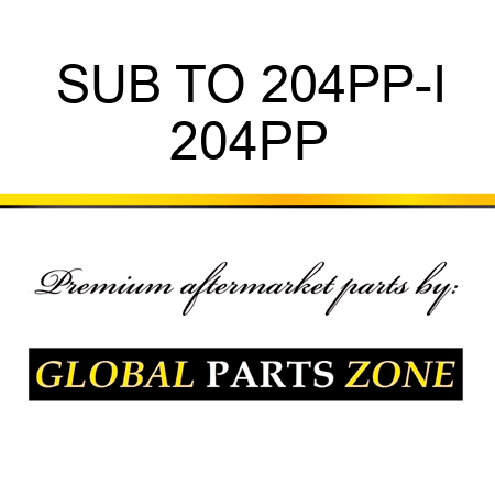 SUB TO 204PP-I 204PP