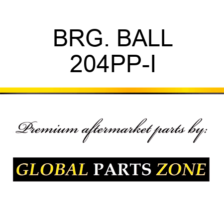 BRG. BALL 204PP-I