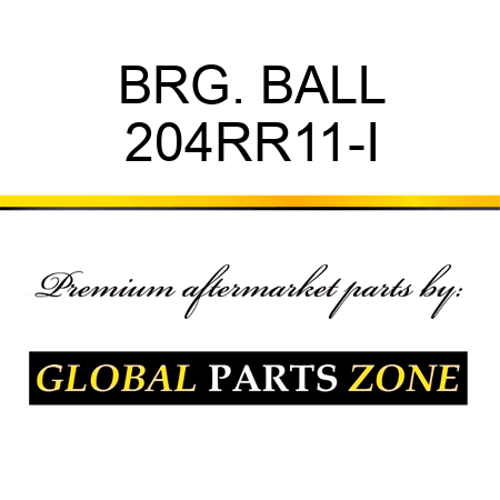 BRG. BALL 204RR11-I