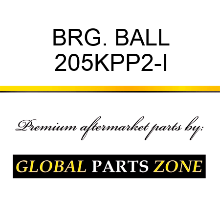 BRG. BALL 205KPP2-I