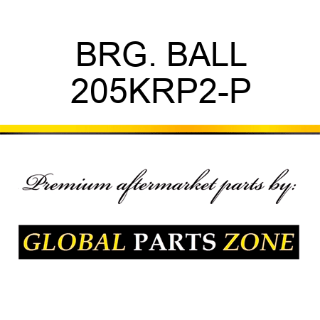 BRG. BALL 205KRP2-P