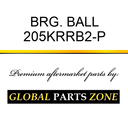 BRG. BALL 205KRRB2-P