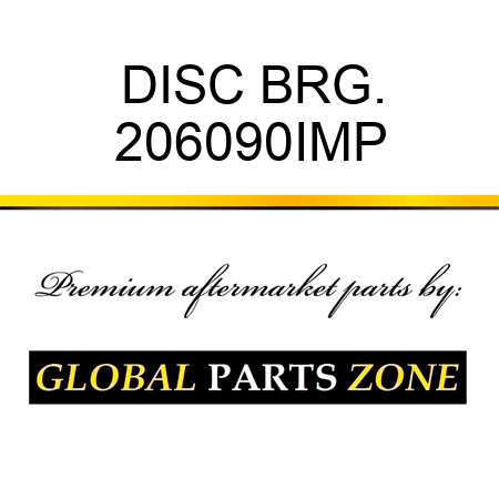 DISC BRG. 206090IMP