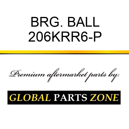 BRG. BALL 206KRR6-P