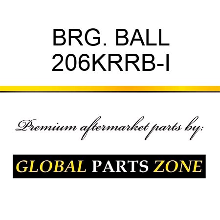 BRG. BALL 206KRRB-I