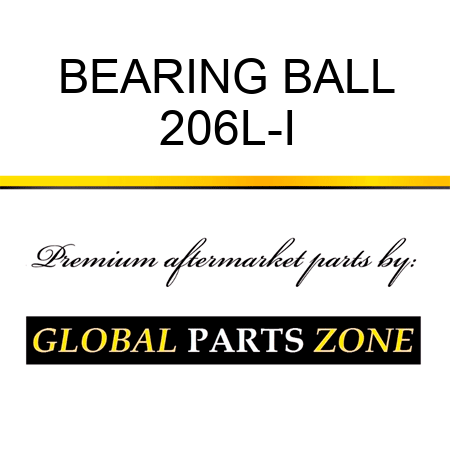 BEARING BALL 206L-I