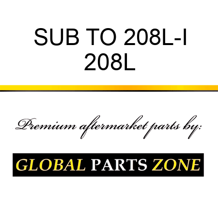 SUB TO 208L-I 208L