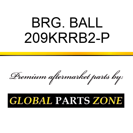 BRG. BALL 209KRRB2-P