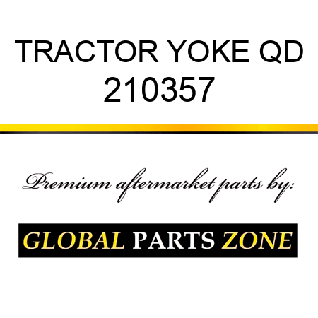 TRACTOR YOKE QD 210357