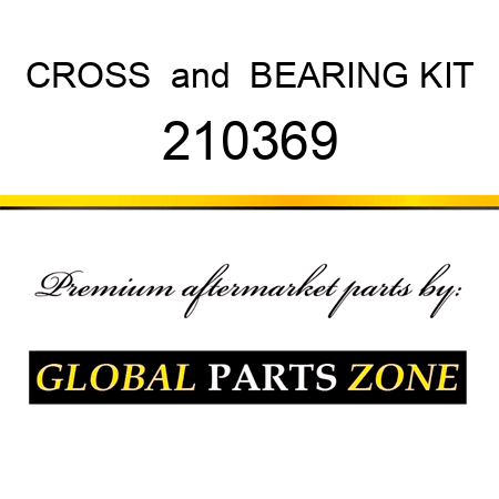 CROSS & BEARING KIT 210369