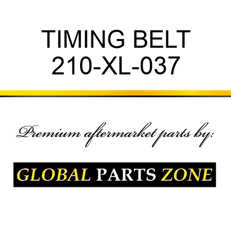 TIMING BELT 210-XL-037