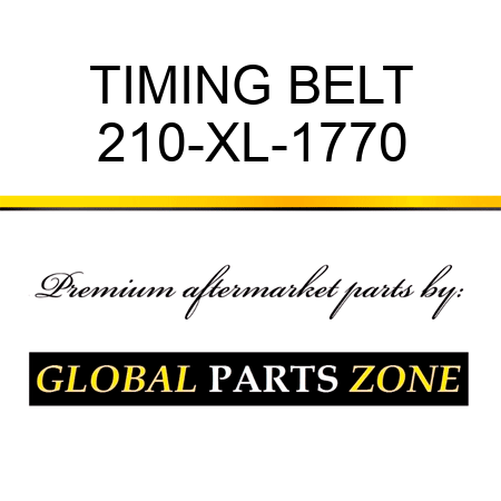 TIMING BELT 210-XL-1770