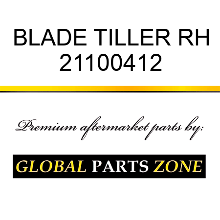 BLADE TILLER RH 21100412