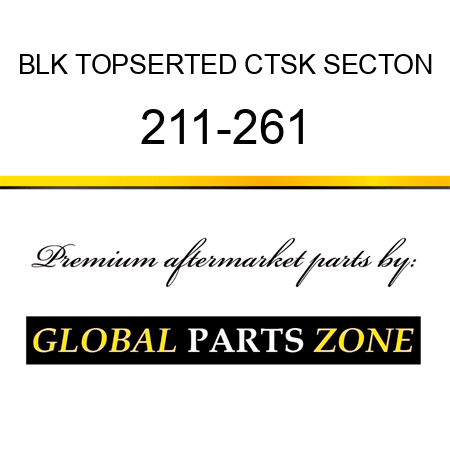 BLK TOPSERTED CTSK SECTON 211-261