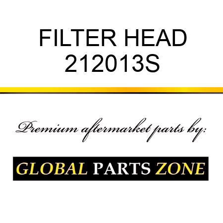 FILTER HEAD 212013S