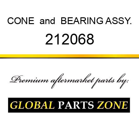 CONE & BEARING ASSY. 212068
