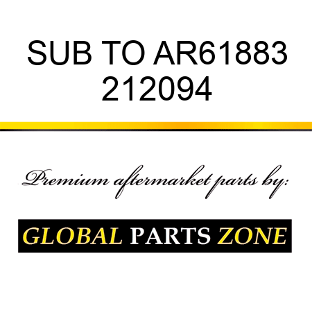 SUB TO AR61883 212094