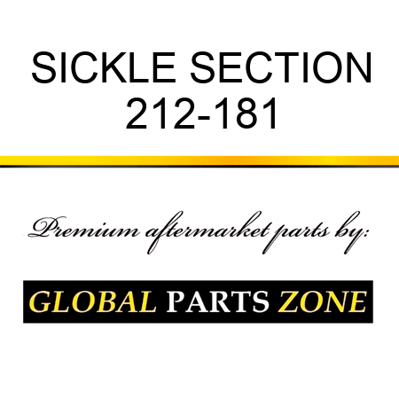 SICKLE SECTION 212-181
