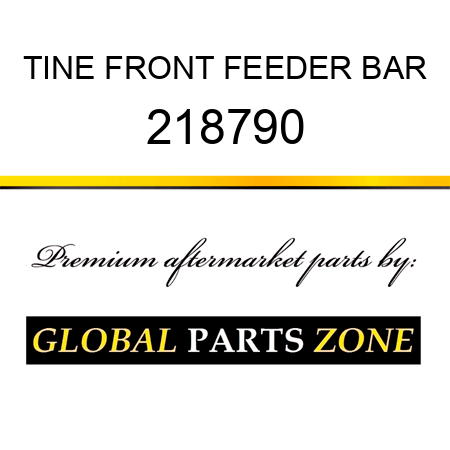 TINE FRONT FEEDER BAR 218790