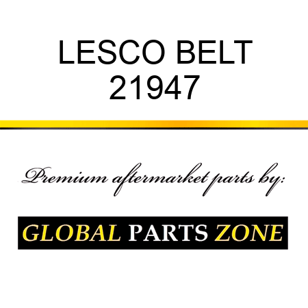 LESCO BELT 21947