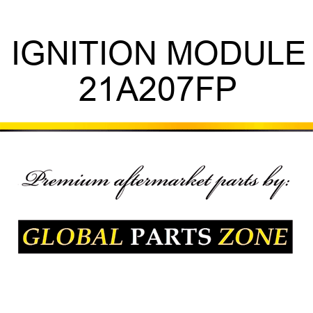 IGNITION MODULE 21A207FP