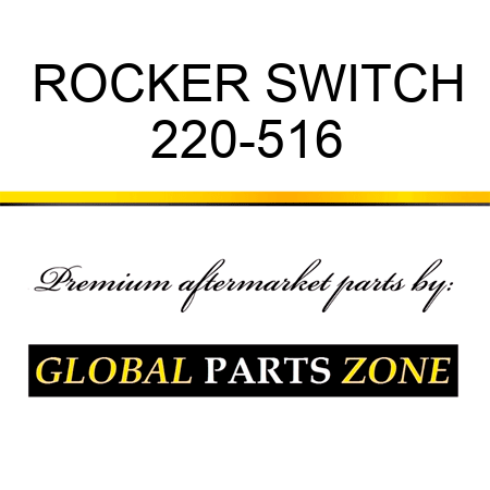 ROCKER SWITCH 220-516