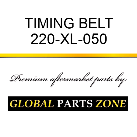 TIMING BELT 220-XL-050