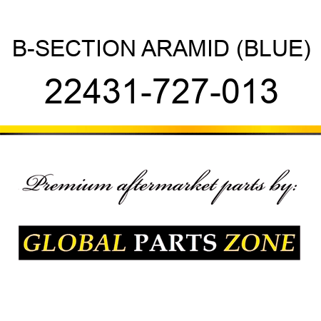 B-SECTION ARAMID (BLUE) 22431-727-013