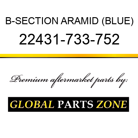 B-SECTION ARAMID (BLUE) 22431-733-752