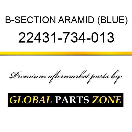 B-SECTION ARAMID (BLUE) 22431-734-013