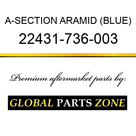 A-SECTION ARAMID (BLUE) 22431-736-003