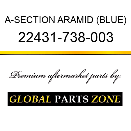 A-SECTION ARAMID (BLUE) 22431-738-003