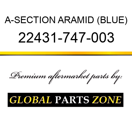 A-SECTION ARAMID (BLUE) 22431-747-003