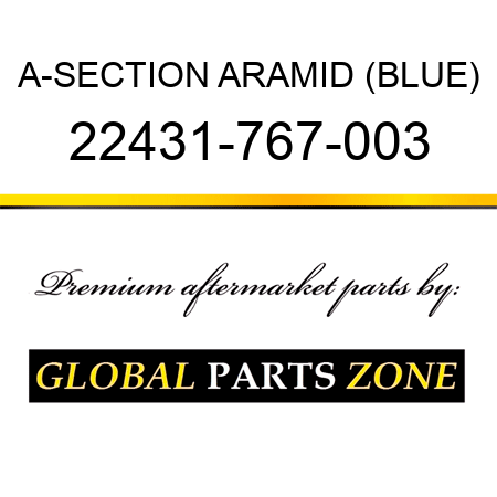 A-SECTION ARAMID (BLUE) 22431-767-003