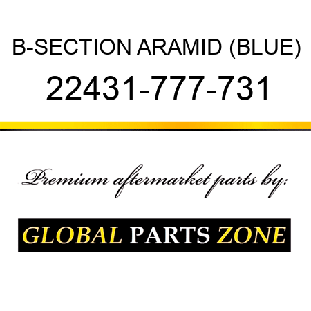 B-SECTION ARAMID (BLUE) 22431-777-731