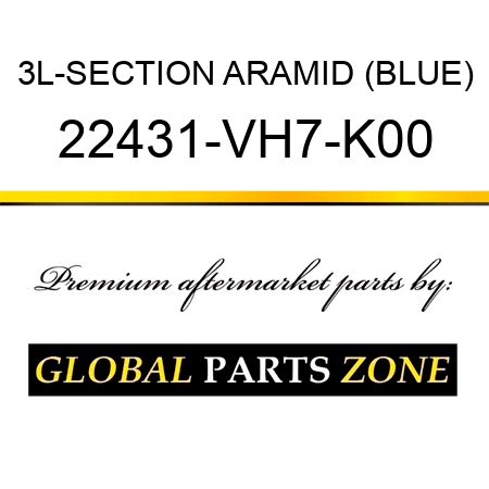 3L-SECTION ARAMID (BLUE) 22431-VH7-K00