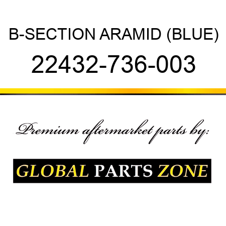 B-SECTION ARAMID (BLUE) 22432-736-003