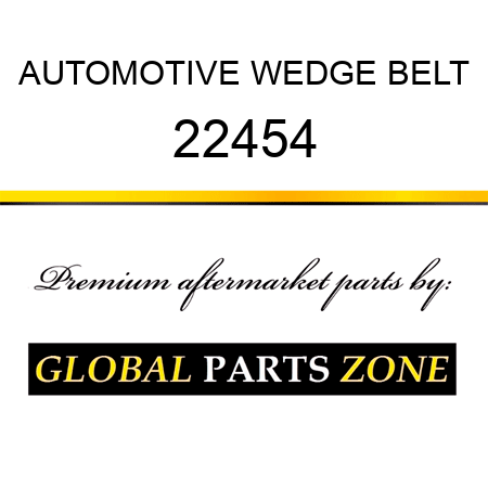 AUTOMOTIVE WEDGE BELT 22454