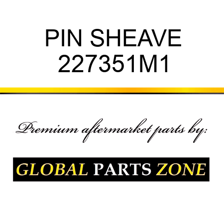 PIN SHEAVE 227351M1