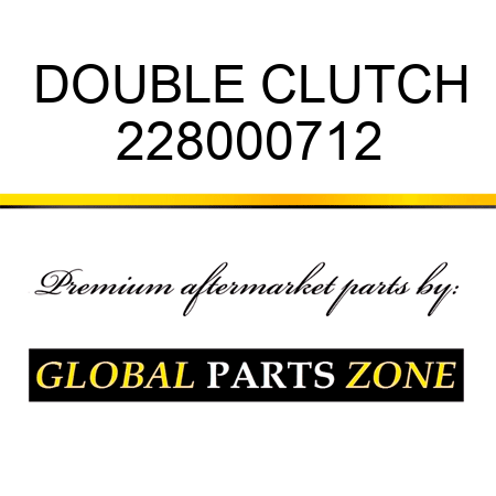 DOUBLE CLUTCH 228000712