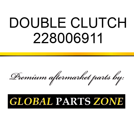 DOUBLE CLUTCH 228006911