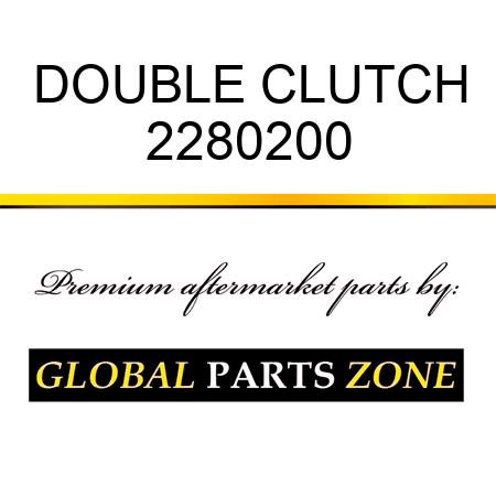 DOUBLE CLUTCH 2280200