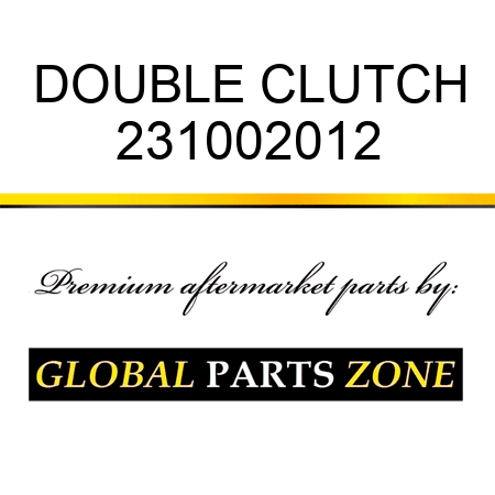 DOUBLE CLUTCH 231002012
