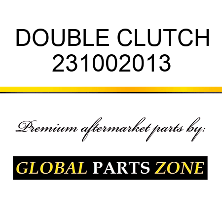 DOUBLE CLUTCH 231002013