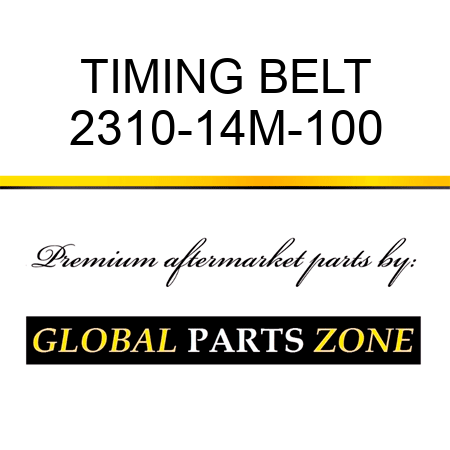 TIMING BELT 2310-14M-100