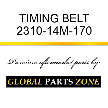TIMING BELT 2310-14M-170