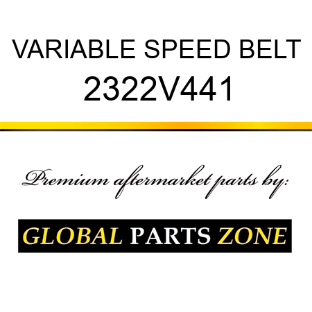 VARIABLE SPEED BELT 2322V441