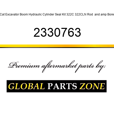 Cat Excavator Boom Hydraulic Cylinder Seal Kit 322C 322CLN Rod & Bore 2330763