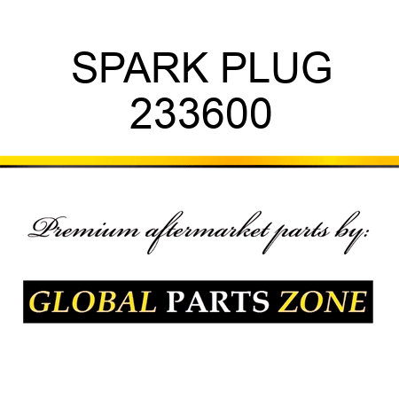 SPARK PLUG 233600