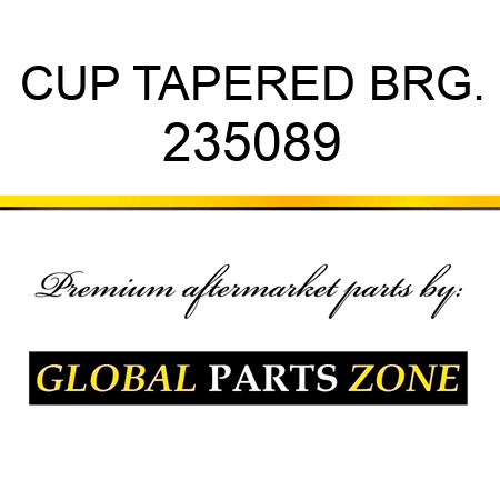 CUP TAPERED BRG. 235089